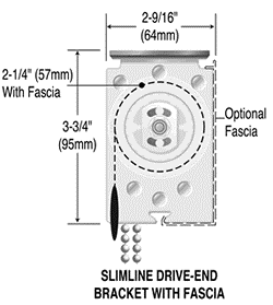 SlimLine is MechoSystems’ compact heavy-duty bracket system