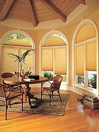 Honeycomb Shades for Specialty Shaped Windows