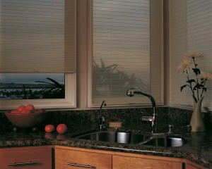 Kitchen Window Coverings - Duette Honeycomb Shades