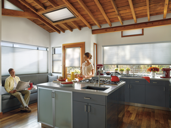 Applause® Honeycomb Shades in the Kitchen