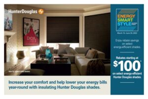 Hunter Douglas Rebate Savings for Spring/Summer 2022