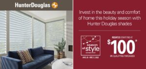Rebates Savings From Hunter Douglas